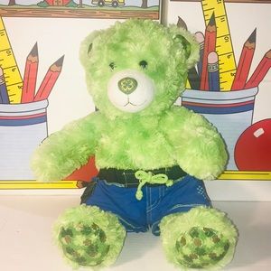 St Patrick’s Day Green Build A Bear w/swim trunks